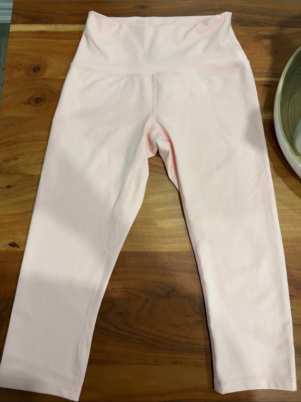 Hyba High-Waist Cropped Light Pink Women's Active Leggings